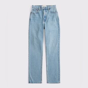 NWT Abercrombie & Fitch Light Blue High-Rise Jeans